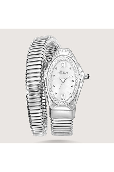 Louis Nice Luna Pearl Silver Watch