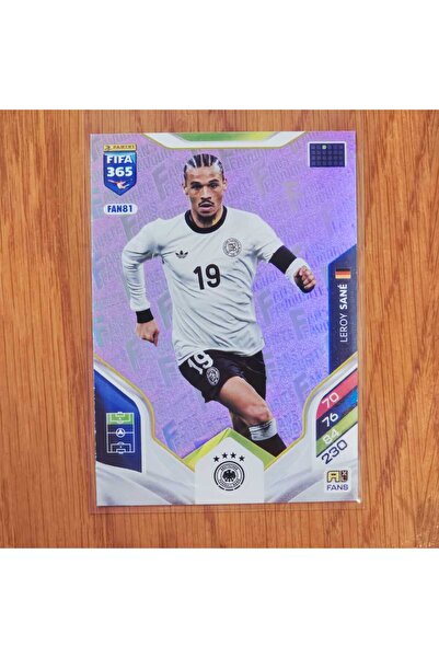 Panini بطاقة اللعب الوردية المفضلة لدى المشجعين لعام 2026 ليروي ساني FAN81