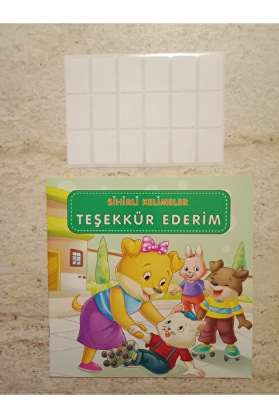 HANK TİCARET Cenovnik sa knjigom kao poklon za decu, 18 komada, 22x32mm