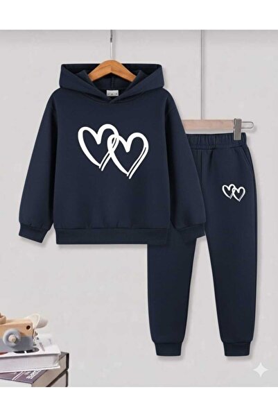 Nice Clothes Set Trening Copii Cu Glugă UNISEX (INIMA ÎNINȚĂ)