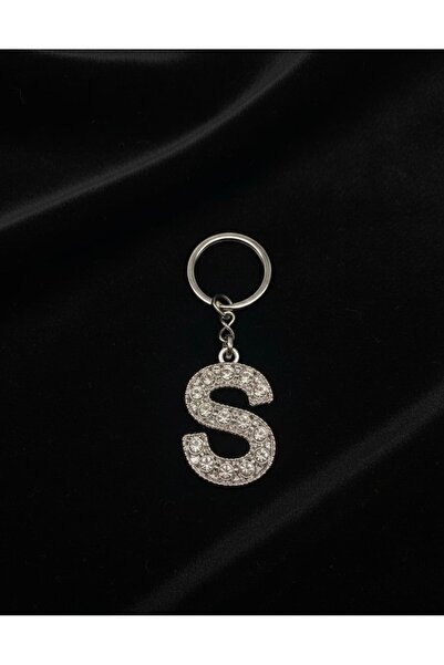 Beksy Accessory Taşlı S Harf Anahtarlık | Kişiye Özel Harfli Çanta & Anahtar ...