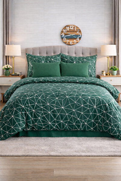 Vintero Home طقم غطاء لحاف مزدوج من القطن بنسبة 100% من Ranforce