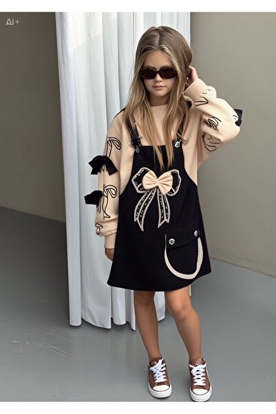 tunay moda Salopet and Sweatshirt Combination