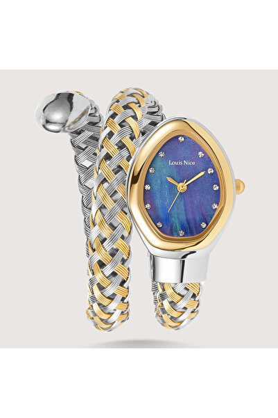 Louis Nice Women's Mix watch with a wrap-around strap