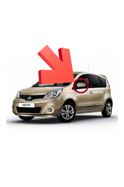 NitrogenGarage Nissan Note 2005-2012 Ayna Kapağı Sol