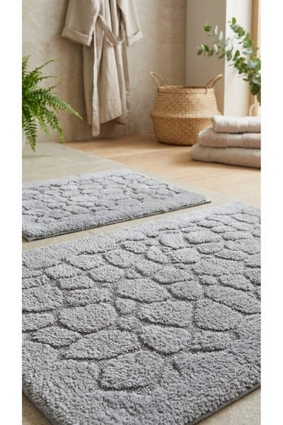 Generic Brand Tufting 2-Piece Bathroom Mat Set