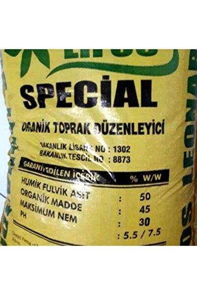 lifos Leonardit Organik Toprak Düzenleyici 25KG