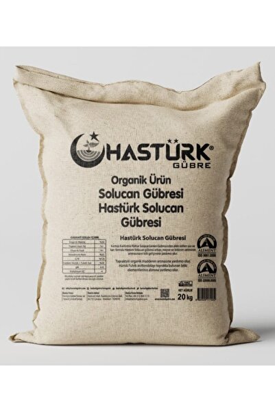 Hastürk Gübre Hastürk Organik Solucan Gübresi 20 Kg.