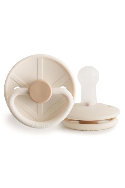 MATMEL Little Viking Silicone Pacifier Cream 6-18 Months (3 Pcs)