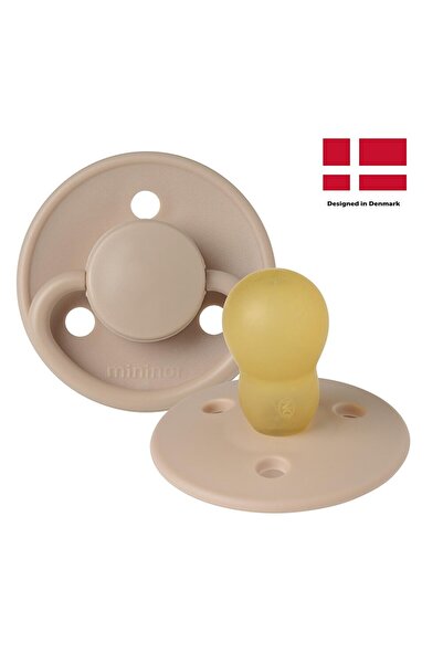 Mininor Rubber Pacifier 12+ Months - Soft Rabbit (2 Pcs)