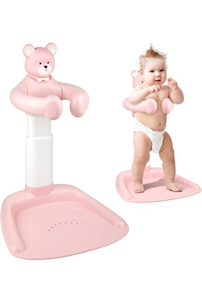 XICEN مقعد استحمام للأطفال قابل لتعديل الارتفاع مع قاعدة مانعة للانزلاق