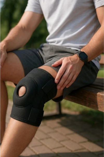 Wiforte Medical Knee Brace Double Set – Meniscus and Patella Ligament Supported, Adjustable (2 Pieces)