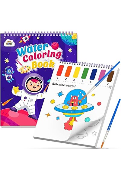 ZMLM Watercolor Coloring Books for Young Children - Mess-Free Drawing Activity for Kids - Gift for A