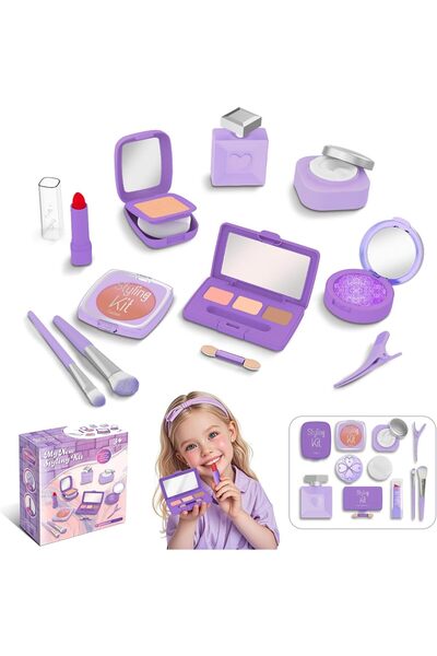 Labymos Kids Makeup Set with Mirror - Laptop Design