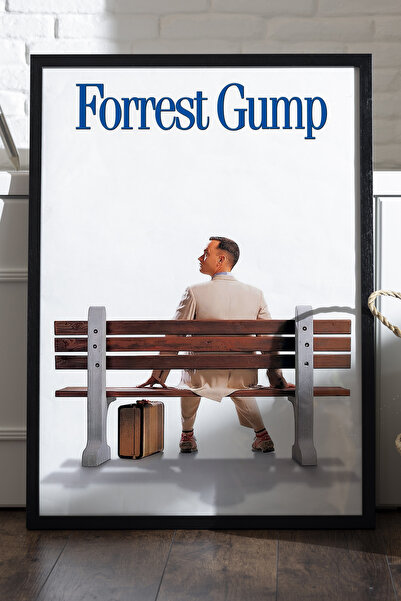 Duvarda Αφίσα Forrest Gump με μαύρο ξύλινο πλαίσιο, διακοσμητικός πίνακας τοί...