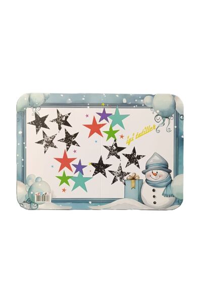 şahane parti 30 قطعة من أغلفة الكتب بتصميم رجل الثلج النجمي