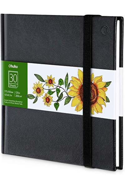 Ohuhu دفتر رسم مربع صغير 6.9 × 6.5 بوصة