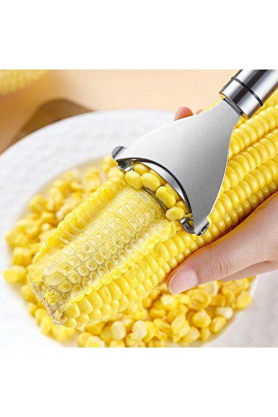 GUCSO Pratik Mısır Soyucu, Ergonomik Saplı Mısır Çekirdeği Ayırıcı, Mutfak Aleti