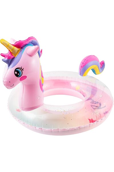 Generic Unicorn Pool Float with Glitter