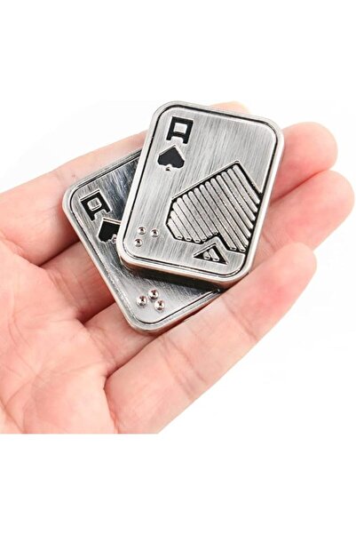 MAKINGTEC Magnetic Metal Fidget Toys - Metal Poker Push Card Fidget Slider St...