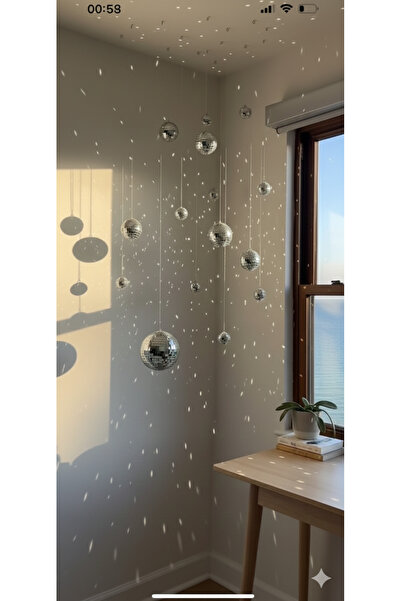 Partini Renklendir 10 Adet Disko Topu Disco Ball, Aynalı Top, Parti Topu