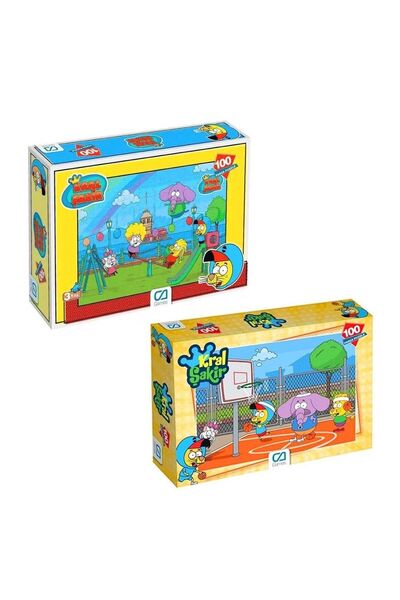 Luminoo PUZZLE SEVİMLİ KARAKTER KRAL ŞAKİR 100 PARÇA