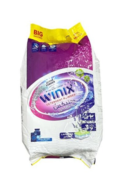 Winex Lavender Laundry Powder - 3 kg - Suitable for All Washing Machines