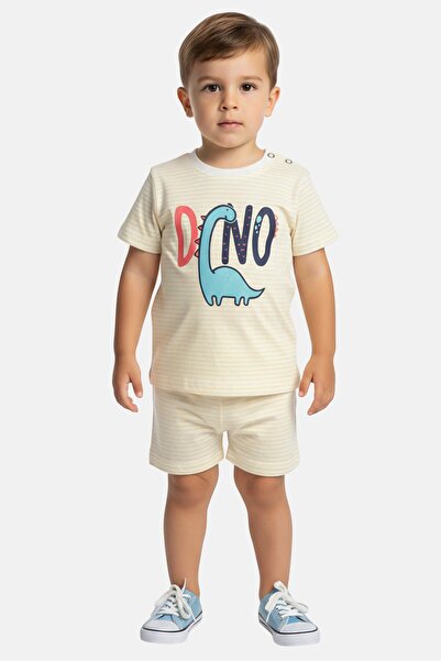 English Laundry Toddlers Boy 2 Piece Graphic Stripe T-Shirt And Shorts Set, M...