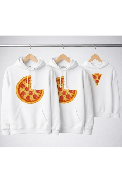 Infire clothing مجموعة بيتزا مطبوع مصنوعة من القطن بنسبة 100% للأم/الأب (المن...