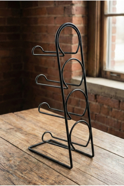 Vovikon 4 Bölmeli Şaraplık İçki Standı