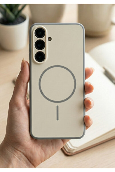 Rivor Samsung Galaxy S24 FE Kılıf Kamera Korumalı MagSafe Özellikli Kablosuz ...