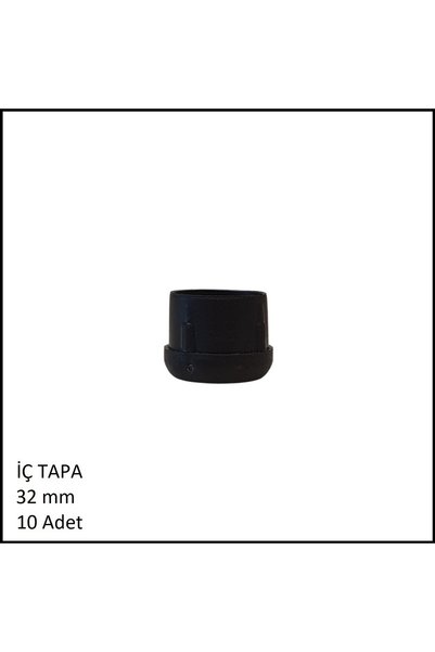 Adilon Plastik İç Tapa, Yuvarlak, 32 mm (10 Adet)