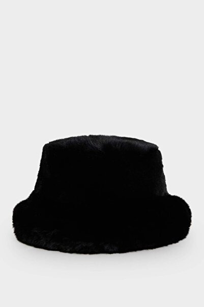 DeFacto Women's Faux Fur Bucket Hat G8396Ax25Wn