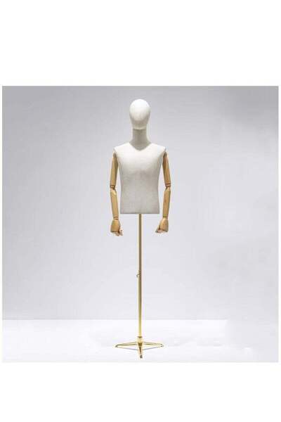 Arabest Male Mannequin Torso Dress Form Mannequin Body T Shirt Display Hollow Back Mannequin Torso