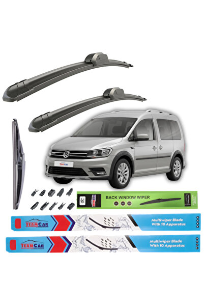 TEAMCAR Υαλοκαθαριστήρες Volkswagen Caddy III Kombi 2010-2015 Πλήρες σετ