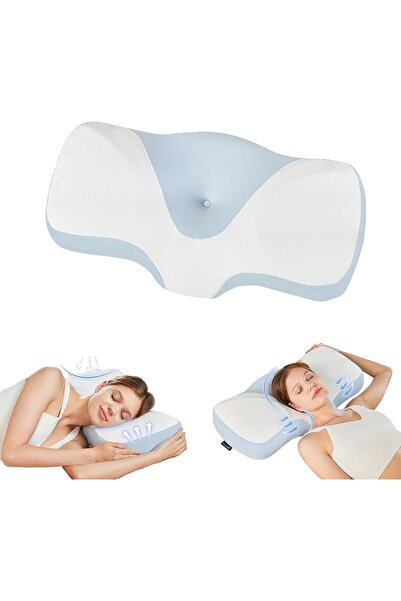 Arabest Cervical Neck Pillow for Pain Relief,Ergonomic Contour Memory Foam Pillows for Sleeping with Washabl