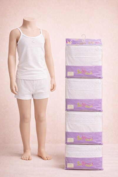 SOTTLOUCH Girls' Tank Top Underwear Set (4 pieces)