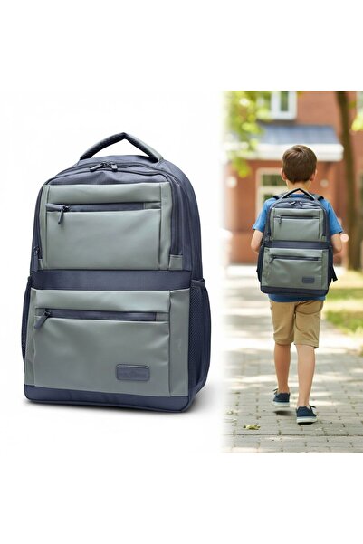 Blue Burry Premium Waterproof Laptop Backpack – Multi-Compartment School, Office & Travel Bag for Men & Boys