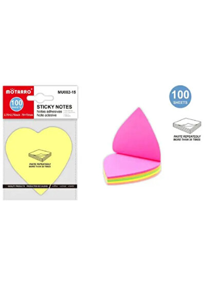 MOTARRO Sticky Notes MU002-15, Colorful Self-Adhesive Memo Pads for Office, School & Home
