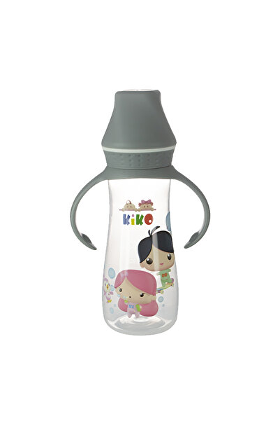 Kiko ML FEEDING BOTTLE WITH SILIOCNE NIPPLE 250 ML-Gray
