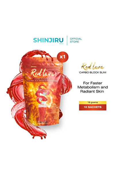 Shinjiru Wellness عصير شينجيرو ريد لافا كاربو بلوك للتنحيف | عبوة واحدة