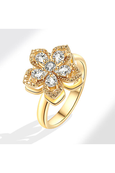 Choice خاتم قابل لتغيير المقاس - 580 جديد في خواتم عباد الشمس للنساء، ذهبي، م...