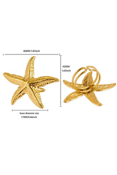 Choice resizable JZ8002G Exaggerated Big Bloom Flower Rings For Women Gold Co...