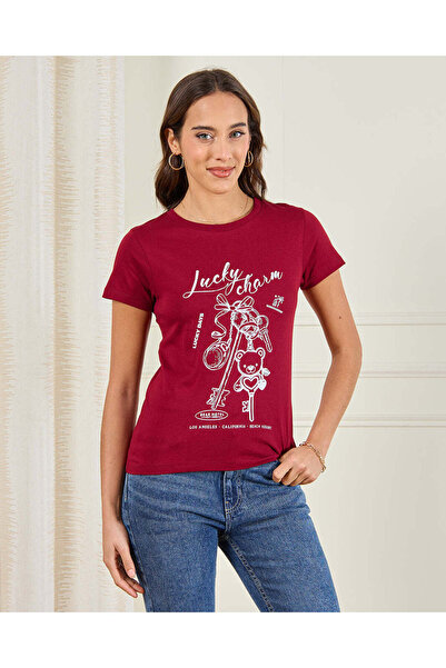 REDTAG تي شيرت جرافيكي للسيدات