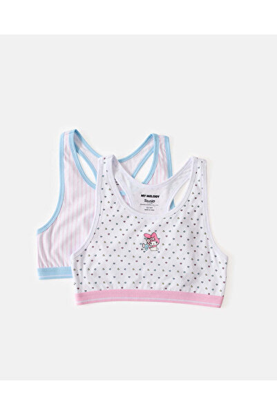 REDTAG طقم حمالات صدر ماي ميلودي مخططة باللون الوردي للبنات الكبيرات (عبوة من...