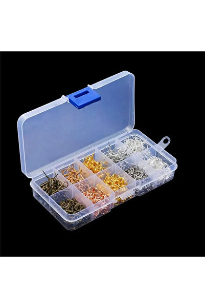 Choice 1 box 1200pcs Earring Making Kit with 200pcs Ear Ring Hooks, 1000pcs Jump Rings and Jewelry Pliers f