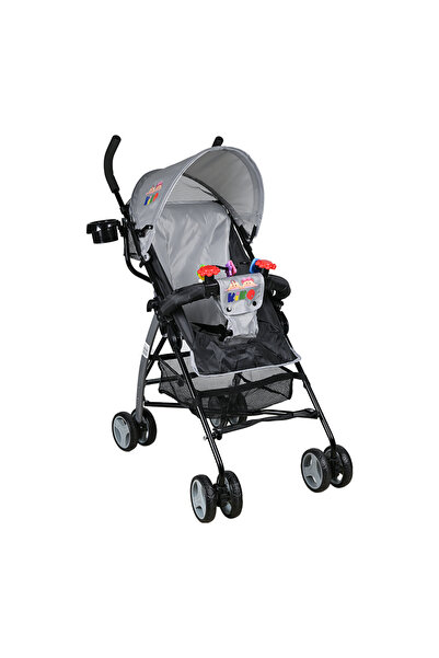 Kiko BABY STROLLER NEWBORN 8WHEELS ( 6 M+ ) Grey