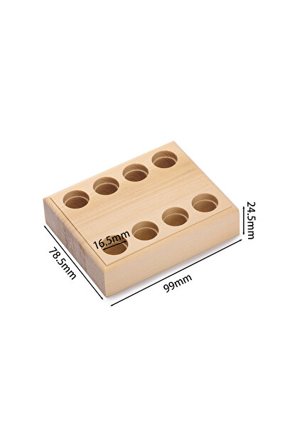 Choice حامل خشبي لتخزين الكماشة، قطعة واحدة، 78.5 × 99 مم، حامل أدوات حرفية ل...