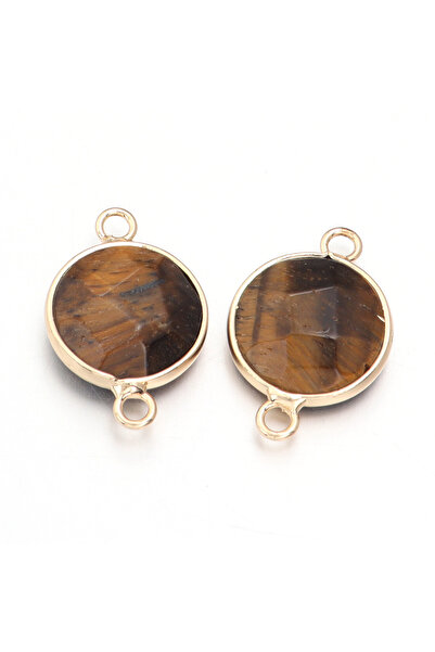 Choice عين النمر، قطعتان، 2-4 قطع/مجموعة، قلادة من الحجر الطبيعي المصقول، كوا...