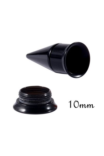 Choice Geometric Ears Earrings 1 Set of 10mm 1 Set of 3PCS Tool Black Acrylic...